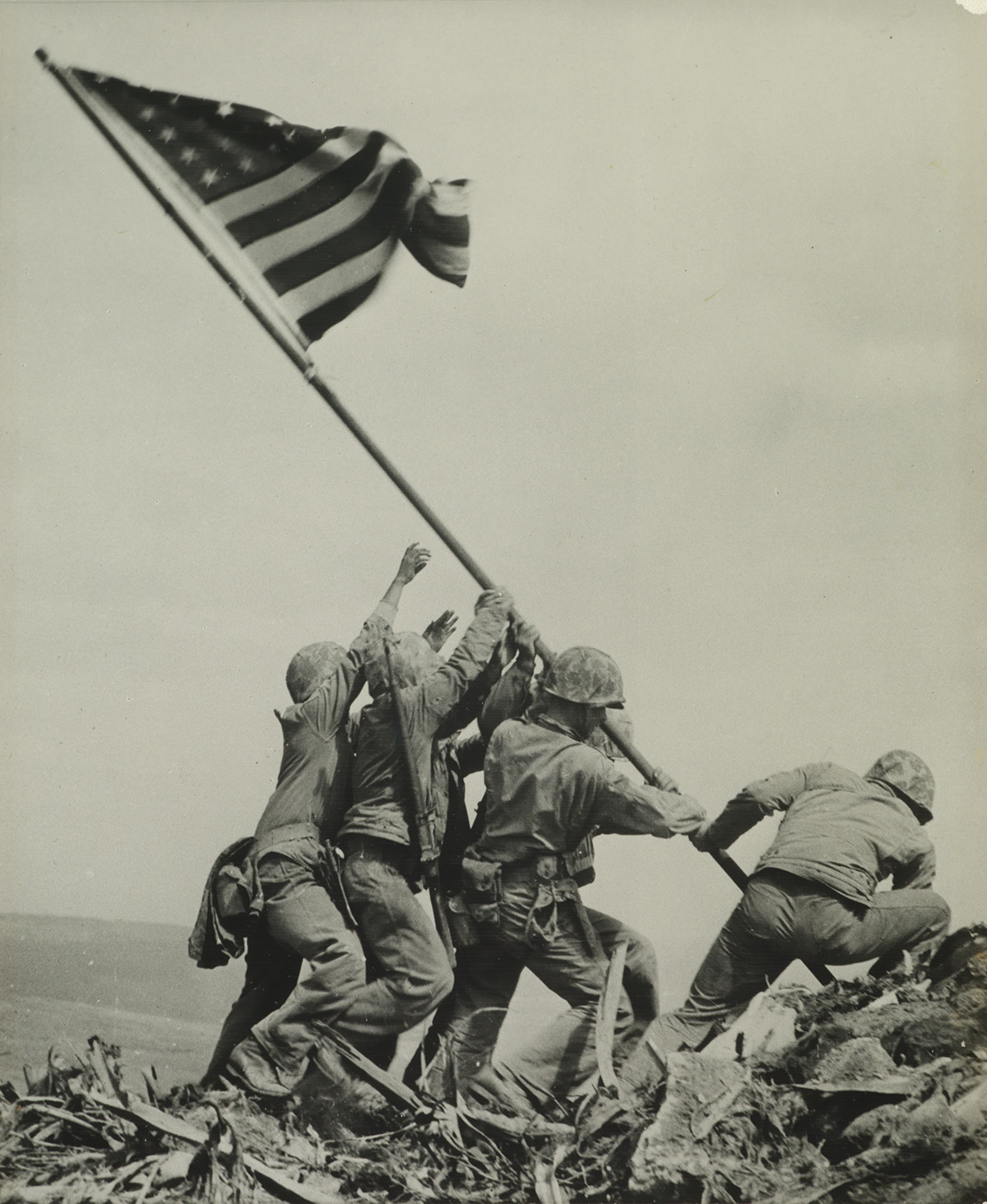 JOE ROSENTHAL (1911-2006) Raising the Flag on Iwo Jima.